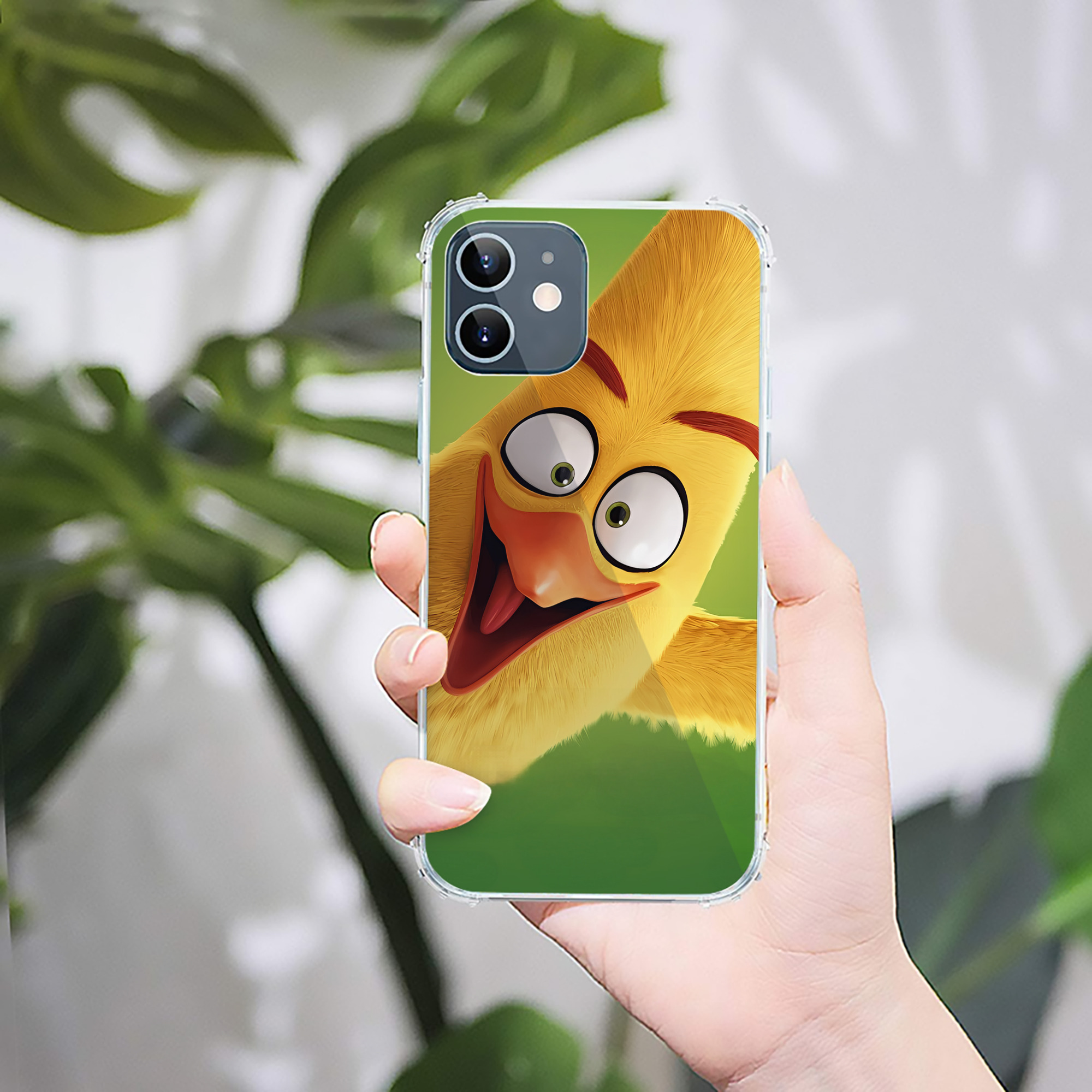 （画像用） Angry Birds アングリーバード 【iPhone 12シリーズ対応】透明スマホケース（クリアソフトケース）